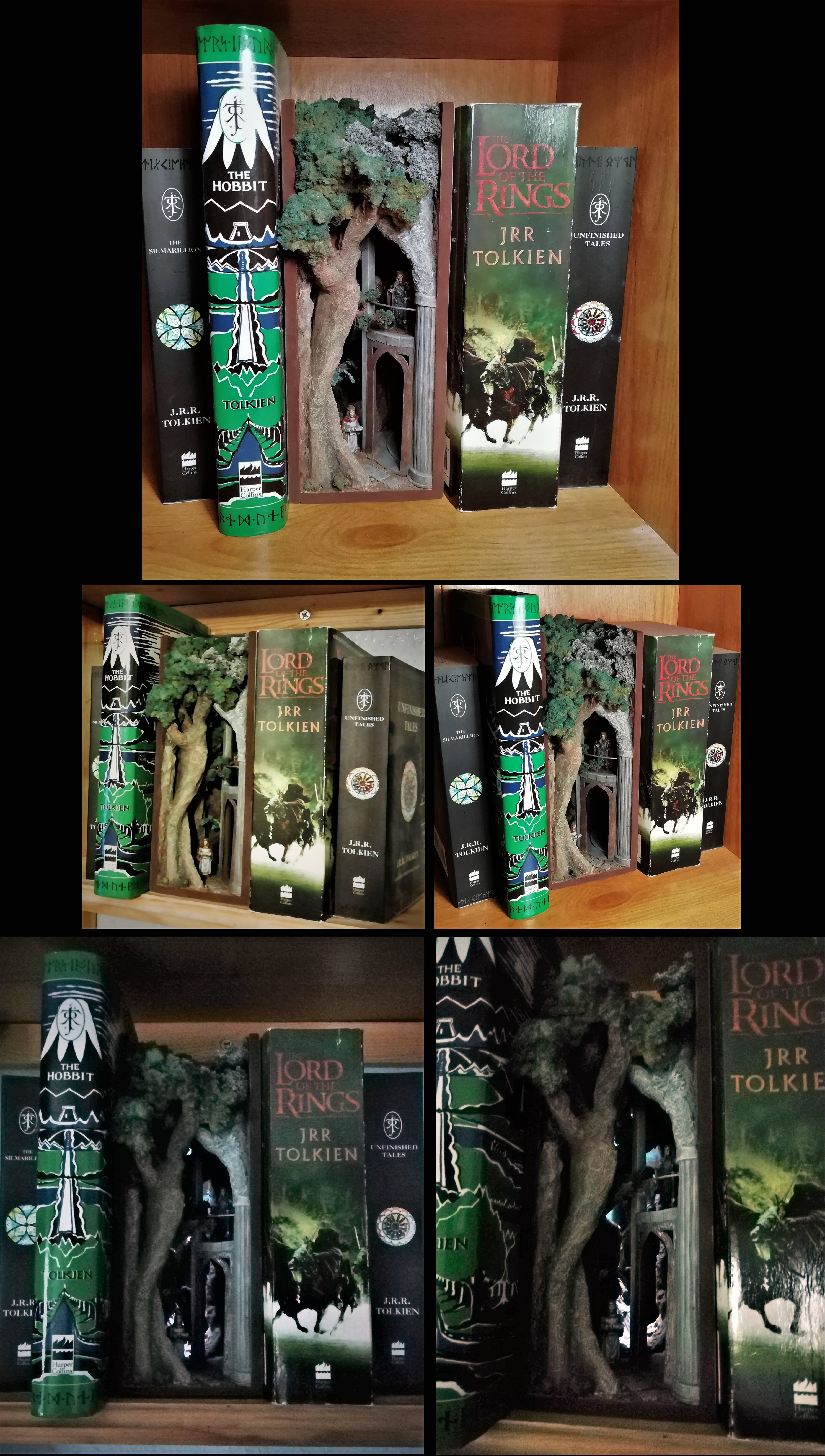 Lord of the Rings Book Nook diorama 1 Lord of the Rings Book Nook